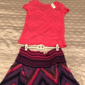 EXPRESS SHIRT and SKIRT